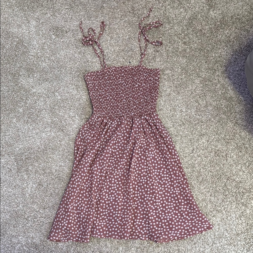 Pink Polka Dot Dress